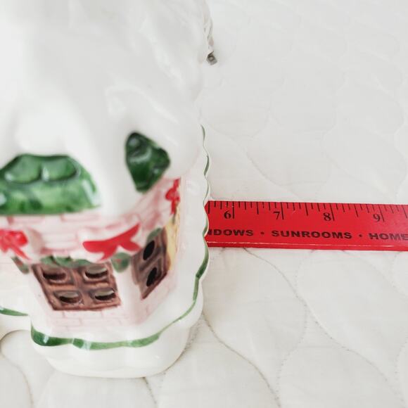 Vintage Light Up Electric Ceramic Christmas Snow Village House by ONI Working - Picture 8 of 10